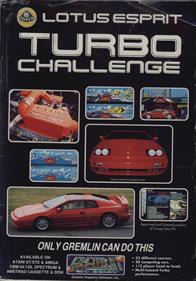 Lotus Esprit Turbo Challenge - Advertisement Flyer - Front Image