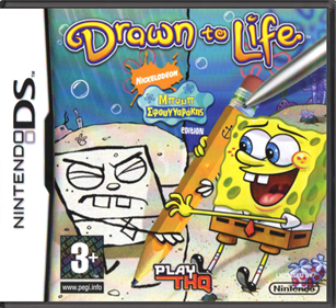 Drawn to Life: SpongeBob SquarePants Edition - Box - Front - Reconstructed Image