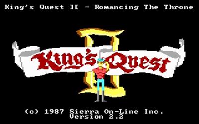 King's Quest II: Romancing the Throne - Screenshot - Game Title Image