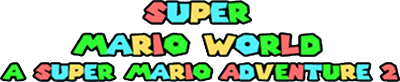 Super Mario World: A Super Mario Adventure 2 - Clear Logo Image