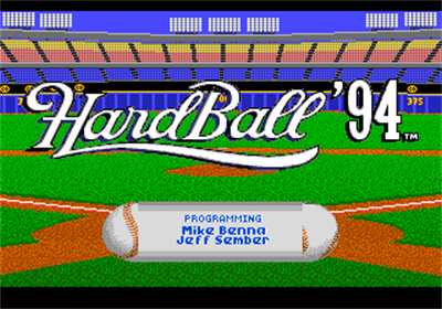 HardBall '94 - Screenshot - Game Title Image