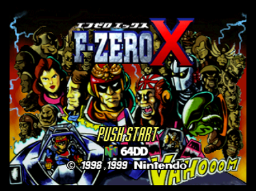 F-Zero X - Screenshot - Game Title Image