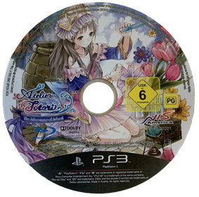 Atelier Totori: The Adventurer of Arland - Disc Image