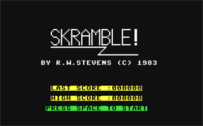 Super Skramble! - Screenshot - Game Title Image