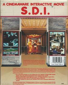 S.D.I - Box - Back Image