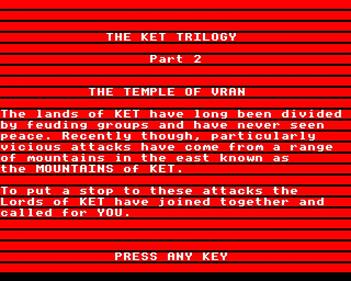 The Ket Trilogy - Screenshot - Game Title Image