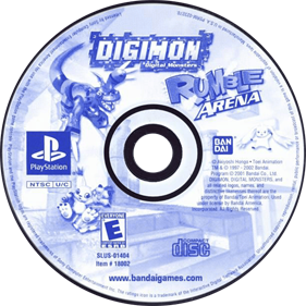 Digimon Rumble Arena - Disc Image