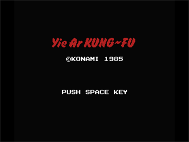 Yie Ar Kung~Fu - Screenshot - Game Title Image