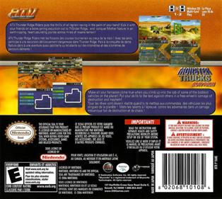 2 Game Pack!: Monster Trucks Mayhem / ATV: Thunder Ridge Riders - Box - Back Image