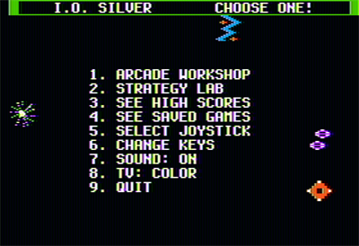 I.O. Silver - Screenshot - Game Select Image