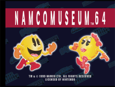 Namco Museum 64 - Screenshot - Game Title Image