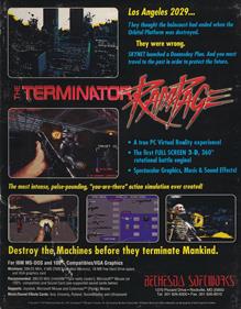 The Terminator: Rampage - Box - Back Image