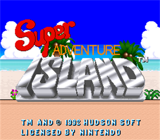 Super Adventure Island - Screenshot - Game Title Image