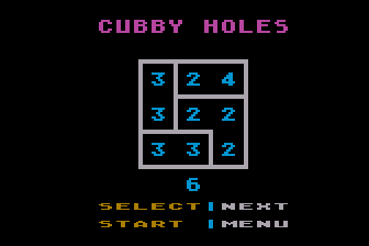 Cubbyholes