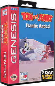 Tom and Jerry: Frantic Antics! - Box - 3D Image