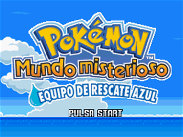 Pokémon Mystery Dungeon: Blue Rescue Team - Screenshot - Game Title Image