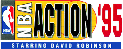 NBA Action '95 Starring David Robinson - Clear Logo Image
