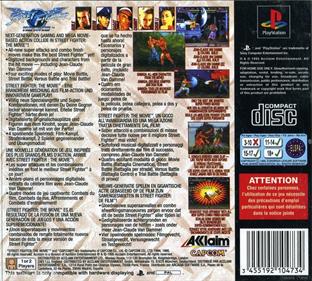 Street Fighter: The Movie - Box - Back Image
