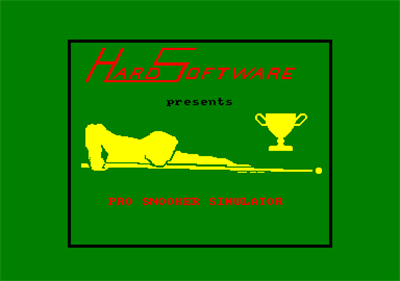 Tournament Snooker - Screenshot - Game Title Image