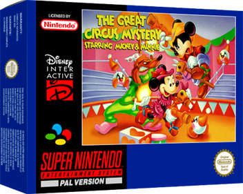 The Great Circus Mystery Starring Mickey & Minnie - Box - 3D Image