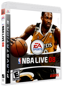 NBA Live 08 - Box - 3D Image