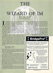 The Wizard of Im - Advertisement Flyer - Front Image
