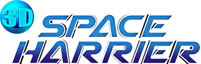 3D Space Harrier - Clear Logo Image