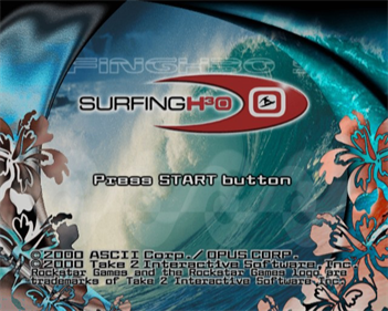 Surfing H3O - Screenshot - Game Title Image