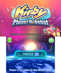 Kirby: Planet Robobot - Screenshot - Game Title Image