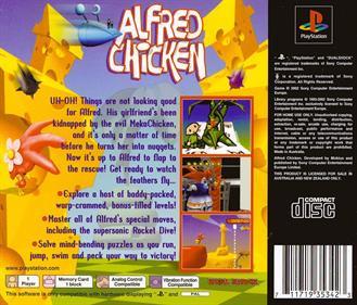 Alfred Chicken - Box - Back Image