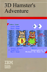 3D Hamster's Adventure - Fanart - Box - Front Image