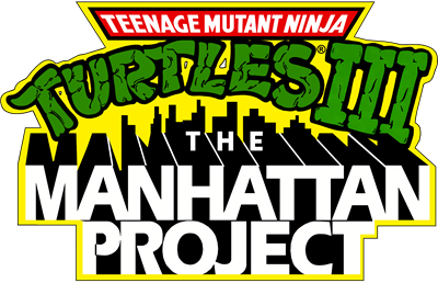 Teenage Mutant Ninja Turtles III: The Manhattan Project - Clear Logo Image