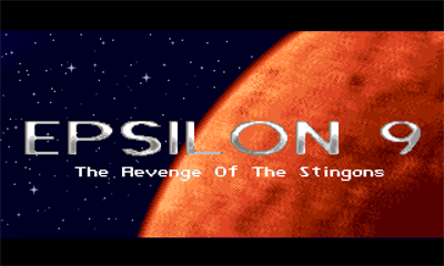 Epsilon 9: The Revenge of The Stingons - Screenshot - Game Title Image
