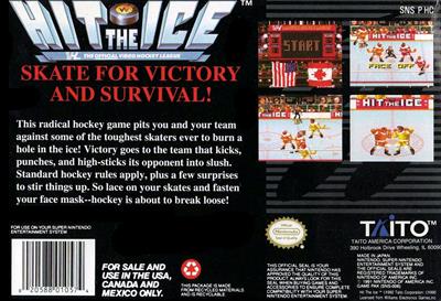 Hit the Ice: VHL: The Official Video Hockey League - Box - Back Image