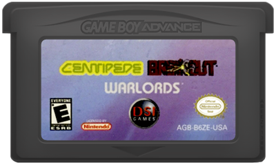 Centipede / Breakout / Warlords - Cart - Front Image