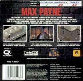 Max Payne - Box - Back Image