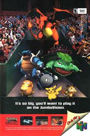 Pokémon Stadium - Advertisement Flyer - Front Image