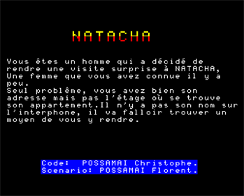Natacha - Screenshot - Game Title Image