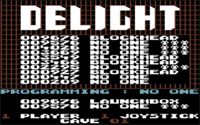 Delight Boulder Dash 1 - Screenshot - High Scores Image