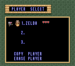 Zelda starring Zelda 2 (SNES) - Screenshot - Game Select Image
