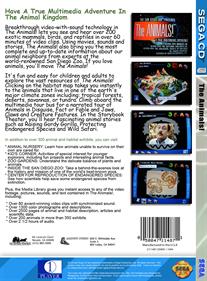The San Diego Zoo Presents... The Animals! A True Multimedia Experience - Fanart - Box - Back Image