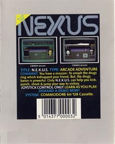 Nexus - Box - Back Image