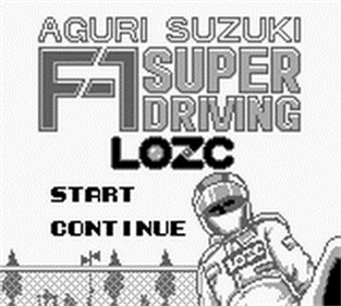 Suzuki Aguri no F-1 Super Driving - Screenshot - Game Title