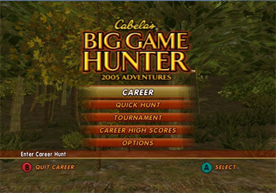 Cabela's Big Game Hunter 2005 Adventures - Screenshot - Game Title Image