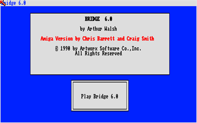 Bridge 6.0 - Screenshot - Game Title Image