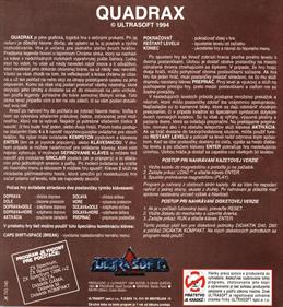 Quadrax - Box - Back Image