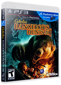 Cabela's Dangerous Hunts 2011 - Box - 3D Image