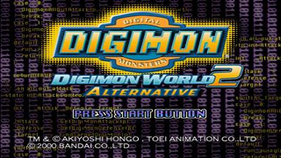 Digimon World 2: Alternative - Screenshot - Game Title Image