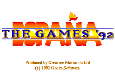 España: The Games '92 - Screenshot - Game Title Image
