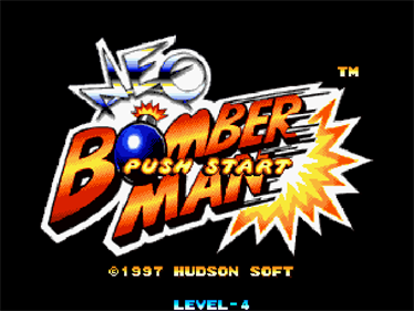 Neo Bomberman - Screenshot - Game Title Image